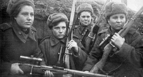 Bất khuất nữ chiến binh XôViết trong chiến tranh vệ quốc